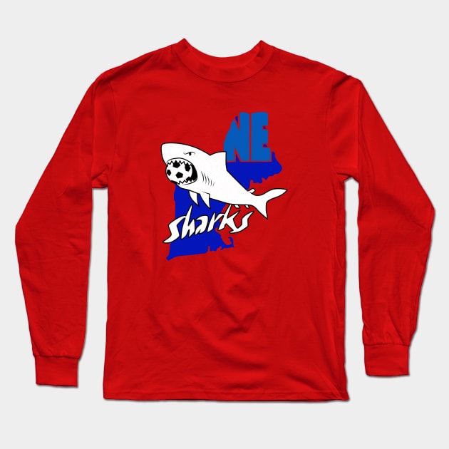 deffunct New England Sharks Soccer 1981 Long Sleeve T-Shirt by LocalZonly